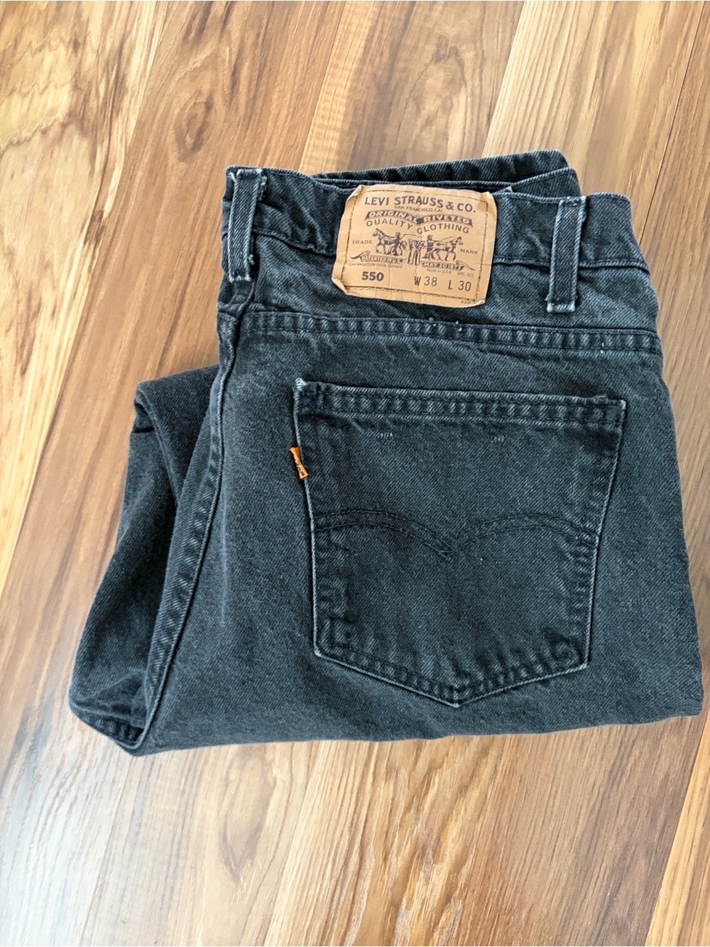 Vintage 1992 Levi's 550 Orange tab Relaxed Fit Jeans USA MADE